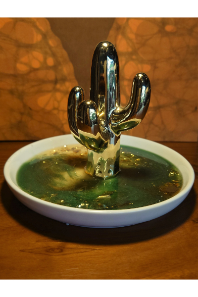 Resin Cactus Ring Holder - TDW0022